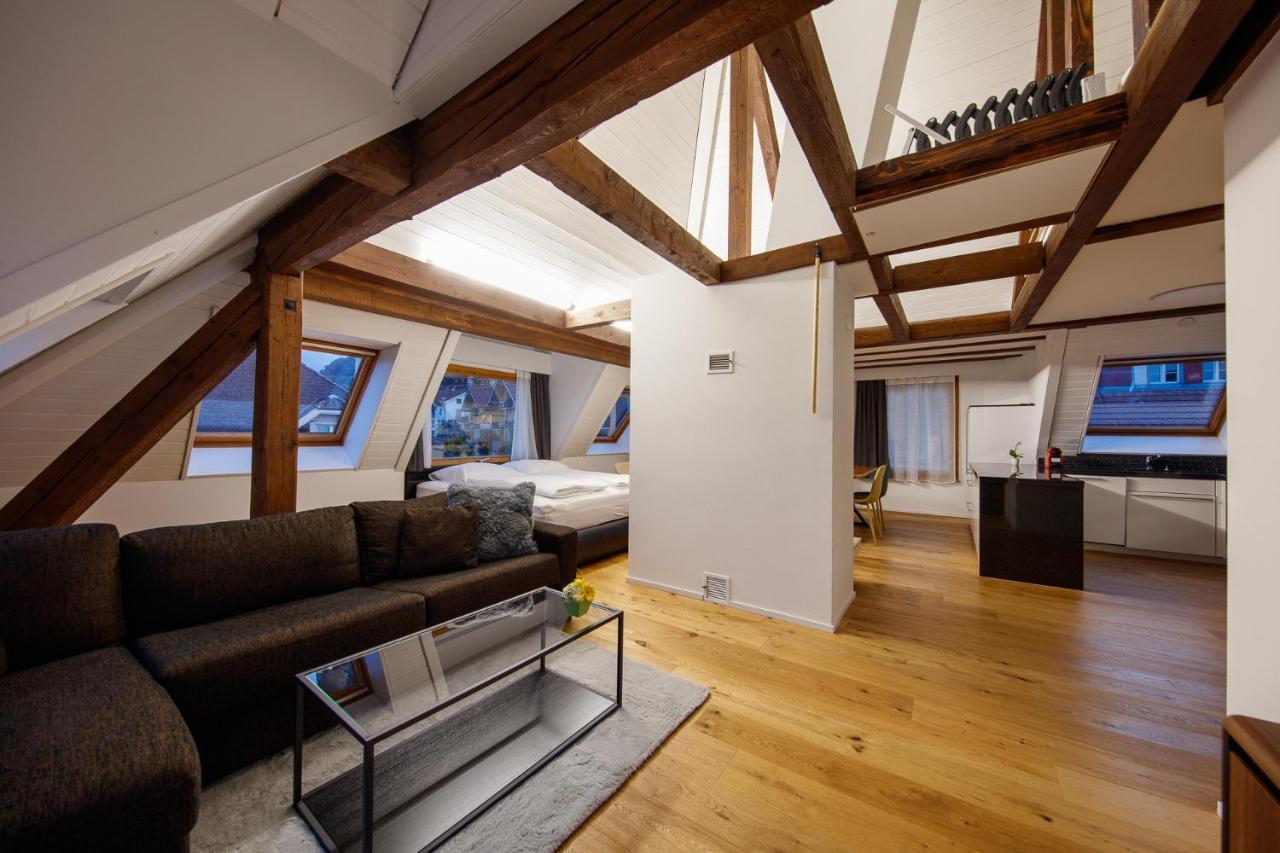 Berg & Berg Apartments - Spiez Self-Check-In Kültér fotó