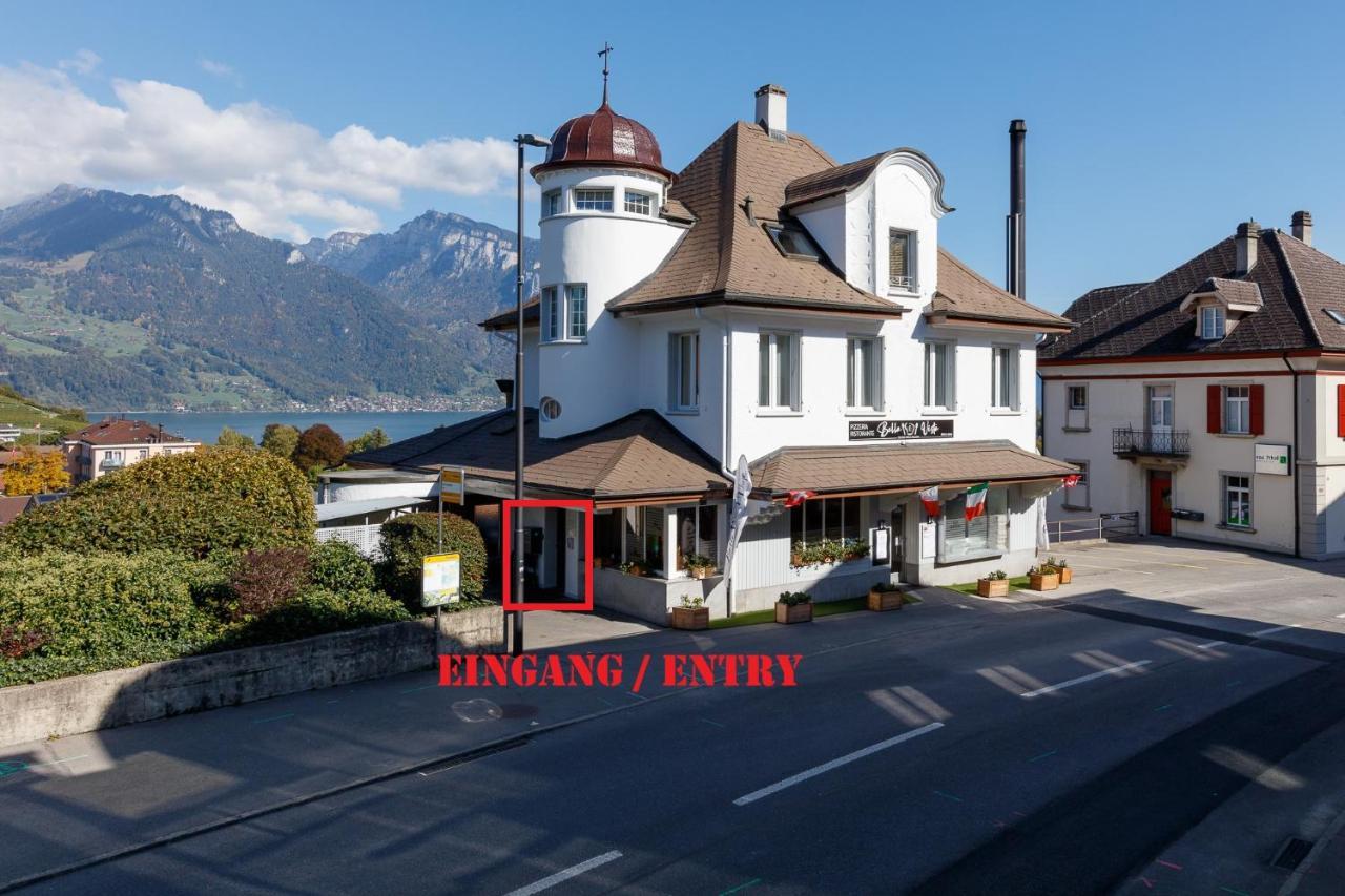 Berg & Berg Apartments - Spiez Self-Check-In Kültér fotó