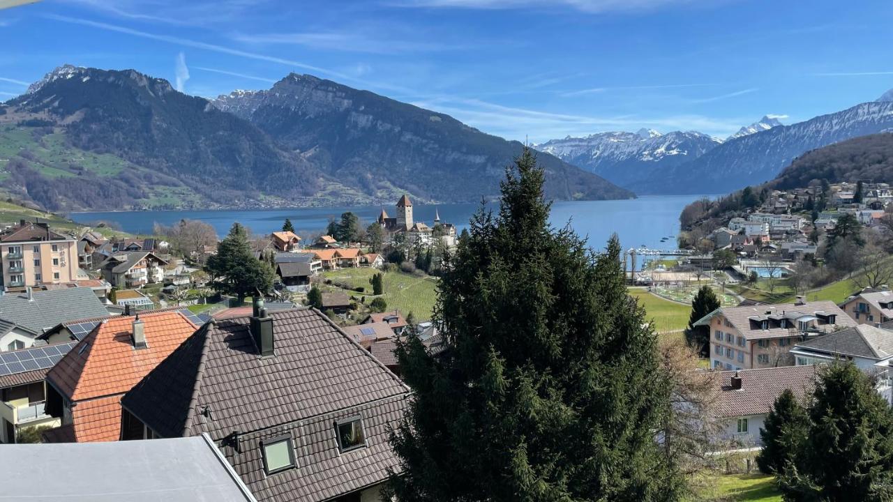 Berg & Berg Apartments - Spiez Self-Check-In Kültér fotó